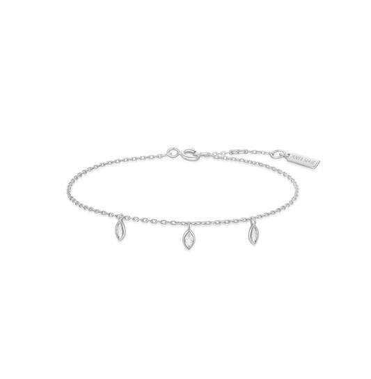  Melodic Poet - Bracelets with stone - Silver / Rhodium plated - Zirconia - 18,5cm